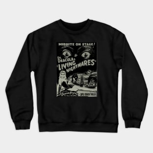 Dracula nightmares vintage Crewneck Sweatshirt